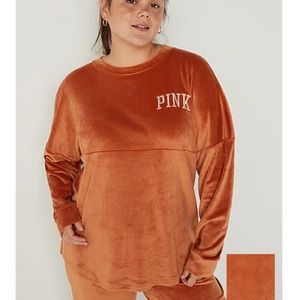 Victoria’s Secret PINK 
Small
Velour crew neck